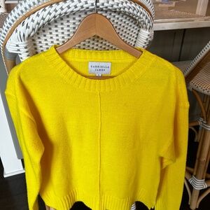 Gabriella James Yellow Knit Sweater – Size Small